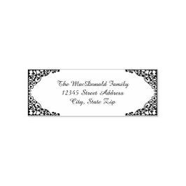 Automático Etiqueta de dirección de rincones de época - Sello