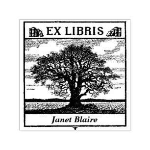 Automático EX sello de encargo del libro de la biblioteca de