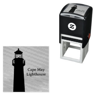 Automático Faro de Cape May Sello de tinta automática