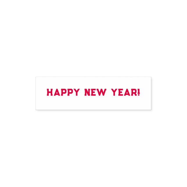 Automático Feliz Año Nuevo Sello de auto-escritura (Diseño)