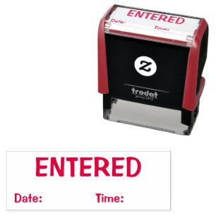 Automático INTRODUCIDO Con el sello de autoenlace de tinta ro