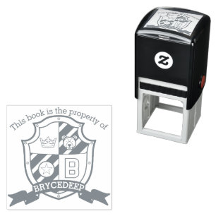 Automático Letra B escudo nombre personalizado llevar sello d