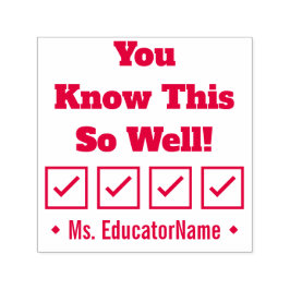 Automático "¡Lo Sabes Tan Bien!" Grado de sello de goma