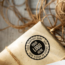 Logotipo de negocio del Personalizado de sello ret