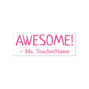 Automático Motivador "¡INCREÍBLE!" + Nombre de Tutor Sello de