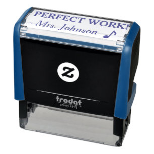 Automático Motivando "¡TRABAJO PERFECTO!" Sello de goma del