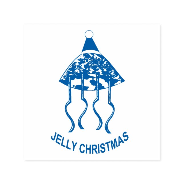 Automático Navidades Fiesta Jellyfish Sello de autotinta (Diseño)
