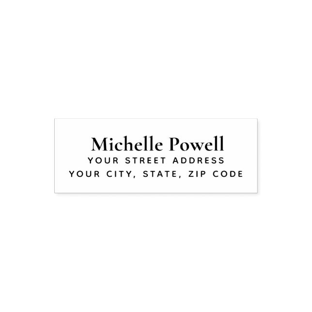 Automático Nombre Devolver dirección Autoentrada Sello de fue (Diseño)