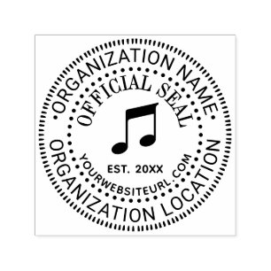 Automático Notas Musicales Sello Oficial Nombre Ubicación URL