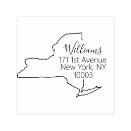 Automático NY | Sello de dirección de retorno del estado de N