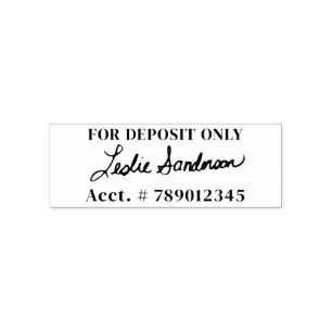 Automático Para el sello de autograbado del banco con firma d