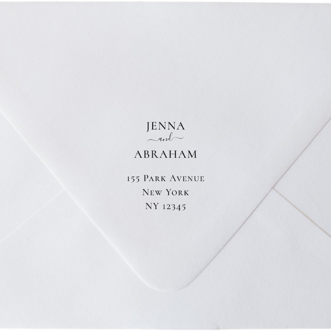 Automático Parejas Nombres Devolver dirección Sello de goma (Subido por el creador)