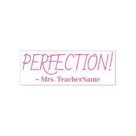 Automático "¡PERFECCIÓN!" Sello de goma de tutor