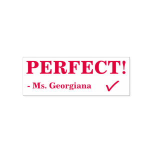 Automático "PERFECTO" Sello de goma de clasificación de asign