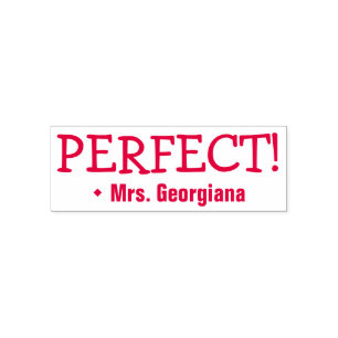 Automático "¡PERFECTO!" Sello de goma para calificar