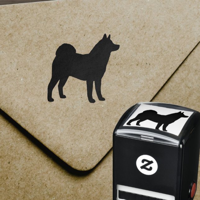 Automático Perro Akita engendra sello de autoinducción de sil (Subido por el creador)