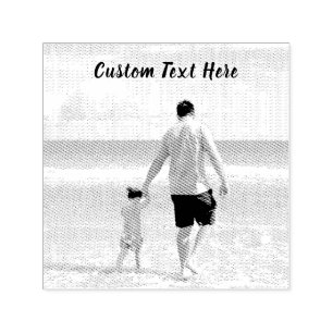 Automático Personaliza tu sello de foto con texto Personaliza