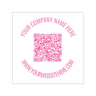Automático Personalizado Nombre de código QR Sitio web Sello 