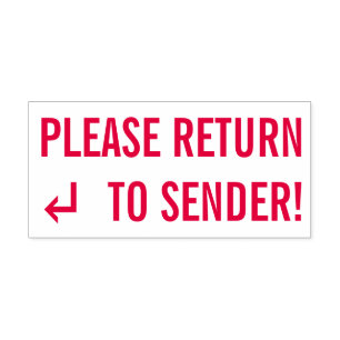 Automático "¡POR FAVOR, VUELVA A ENVIAR AL ENVÍO!" Sello de g