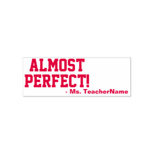 Automático Positivo "¡Casi perfecto!" Grado de sello de goma