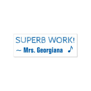 Automático Positivo "¡TRABAJO SUPERB!" Sello de goma del pro