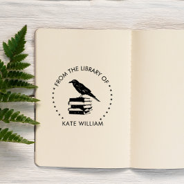 Automático Raven de la biblioteca de sello Round