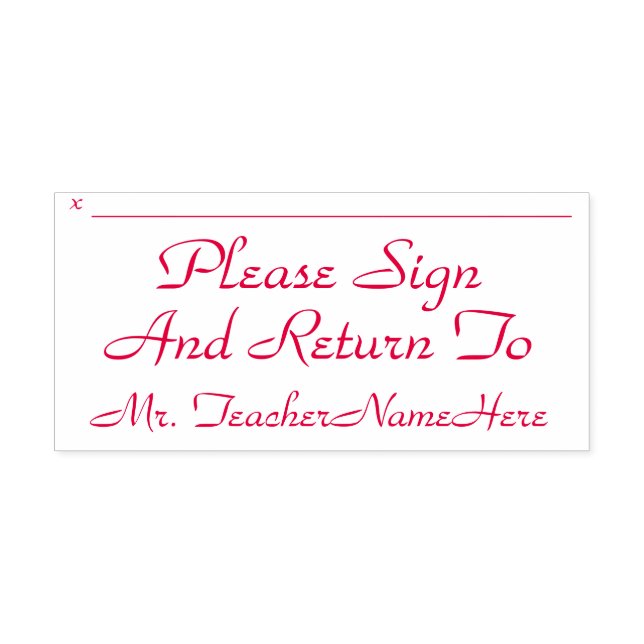 Automático Revisión de asignaciones y sello de goma de nombre (Diseño)