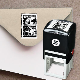 Automático Saludos desde el sello retro de Alaska