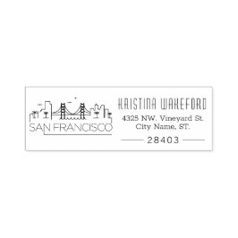 Automático San Francisco | Sello de autoenlace de dirección d