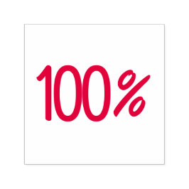Automático Sello "100%" de autograbado