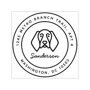 Automático Sello alemán del remite del indicador de pelo