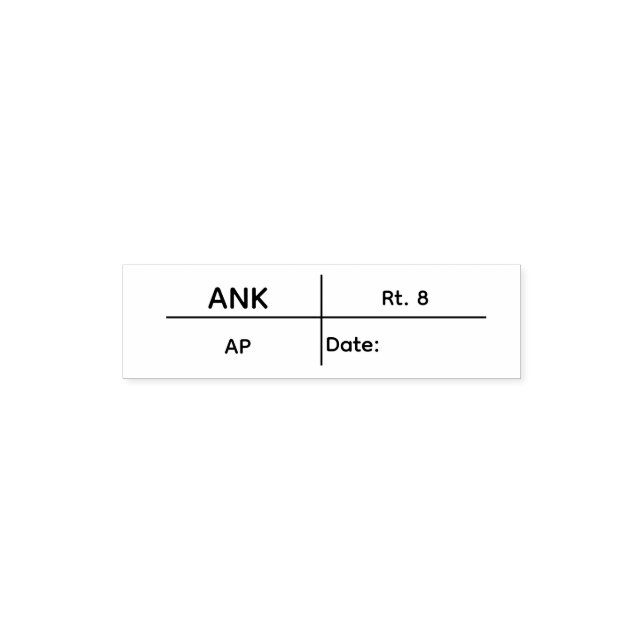 Automático sello ANK (Diseño)