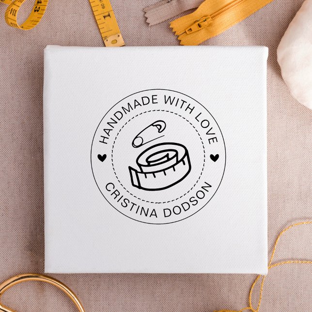 Automático Sello Circular de Nombre Personalizado de Costura  (Subido por el creador)