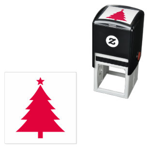 Automático Sello Clásico de Árbol de Navidad para Manualidade