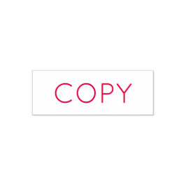 Automático Sello COPY de entrada automática