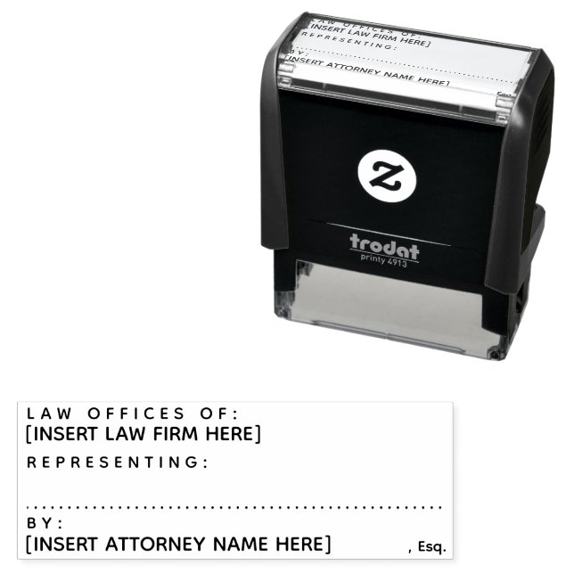 Automático Sello de Aparición en Tribunal de Abogado Personal (In Situ)
