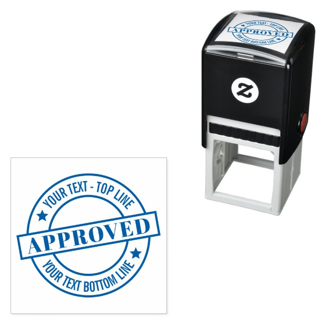 Automático Sello de aprobación personalizado con sello de aut (In Situ)