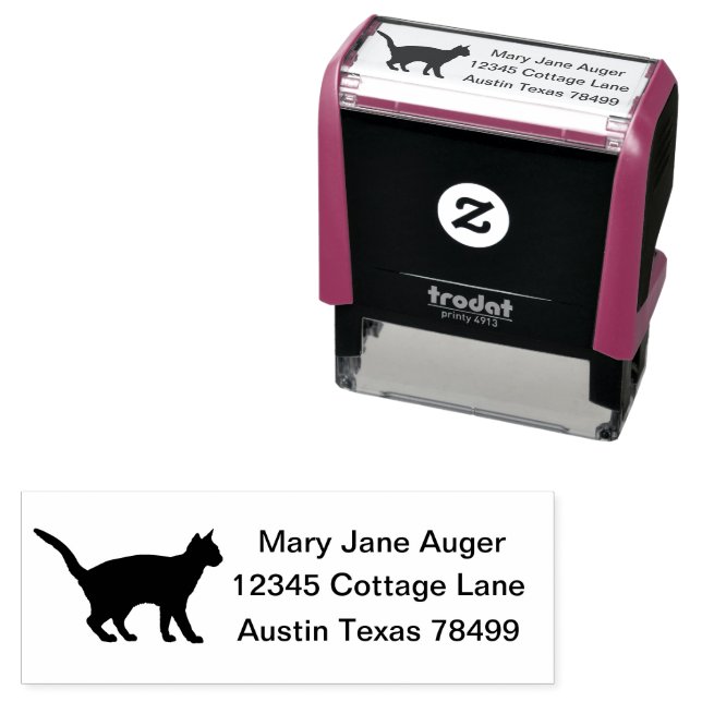 Automático Sello de autodirección de imagen de gato Mau egipc (In Situ)