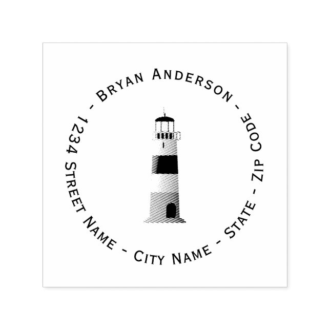 Automático Sello de autoenlace de dirección de devolución de  (Diseño)