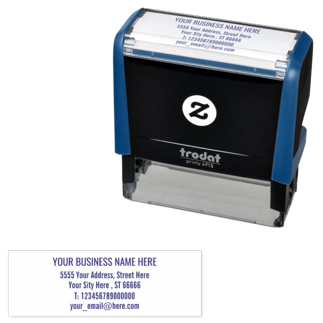 Automático Sello de autoenlace de dirección de personalizado  (In Situ)