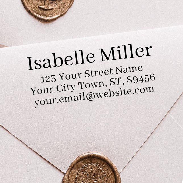 Automático Sello de autoenlace de dirección de retorno simple (Subido por el creador)