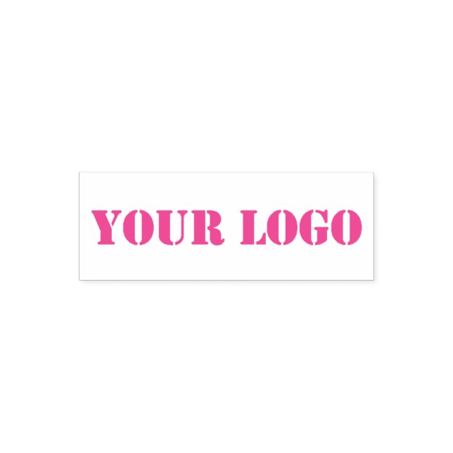 Automático Sello de autoenlace de diseño profesional con logo (Diseño)