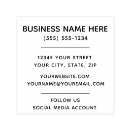 Automático Sello de autoenlace de negocios