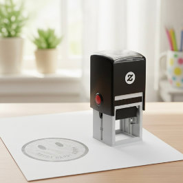 Automático Sello de autoenlace feliz