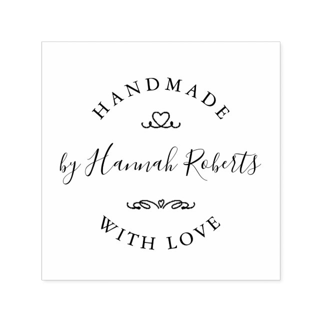 Automático Sello de autoenlace personalizado hecho a mano (Diseño)