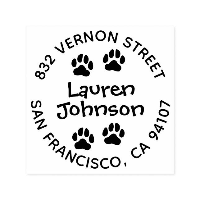 Automático Sello de autoentrada de dirección de devolución de (Diseño)