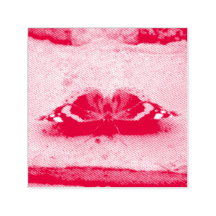 Automático Sello de autoentrada de mariposa del Almirante Roj