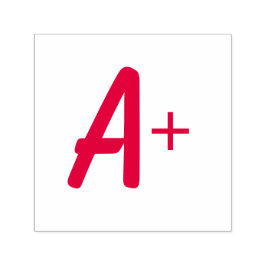 Automático Sello de autograbado "A+"