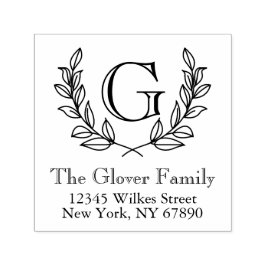 Automático Sello de autograbado de dirección de la familia de