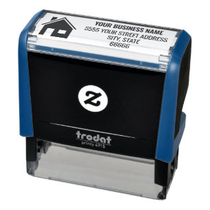 Automático Sello de autorretrato de nombre de logotipo de dir